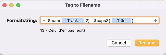MP3tag MacOS