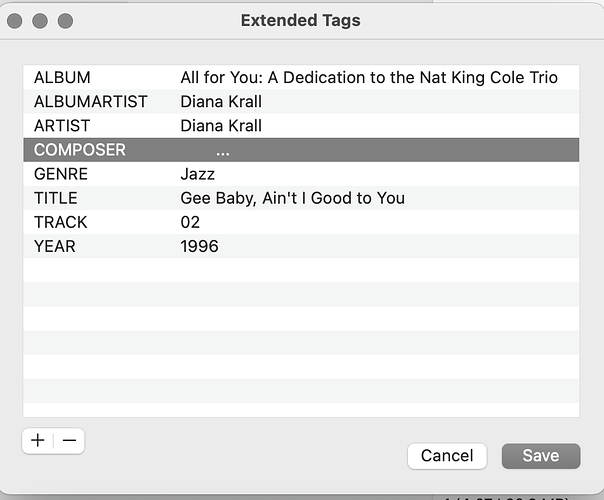 extended tags