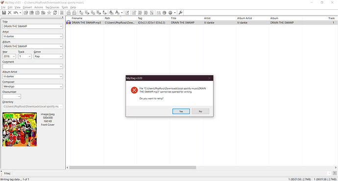 screenshot for mp3tag