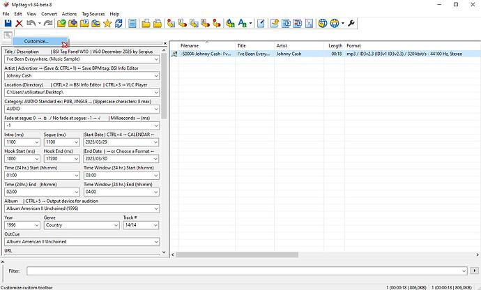 Mp3tag 00-09 v3_34-beta_8, steps for the 2nd row of icons copy
