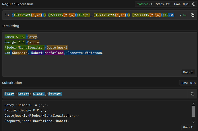 WIP Regex