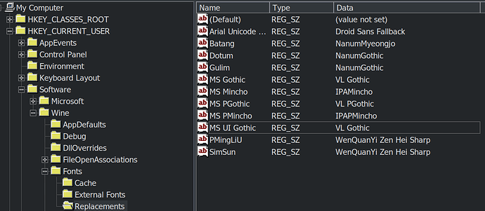 fedora registry default
