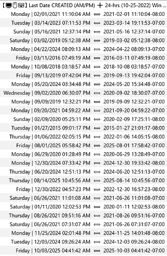 Mp3tag v3.34.1 (64-bit) (Windows OS) (2026-05-07)_ Day of the Week & SYSTEM's Date CREATED (AM⧸PM) & 24-hrs (10-25-2022) Win OS System_ Image 4K (2026-05-17)_(18 hr_39 min_35 secs)