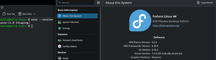 fedora kde