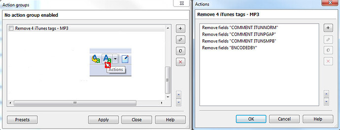 Mp3tag - ImagesRemove 4 iTunes tags - MP3 (Actions) (01) copy