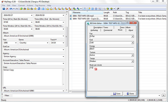 TEST 9-9 Data TAGS ( 2 Save (CTRL+S & CTRL1)